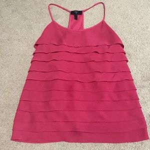 Aqua size small pink tank